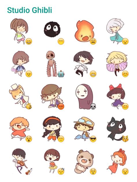 Studio Ghibli Sticker Pack Telegram Stickers Library