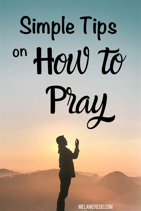 Simple Tips On How To Pray Ministry Of Hope With Melanie Redd By