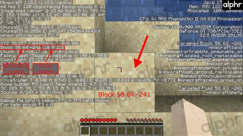 Comment afficher les coordonnées dans Minecraft All Things Windows