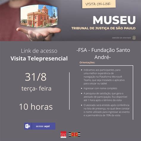 FSA promove visita monitorada ao Museu da Justiça FSA Centro