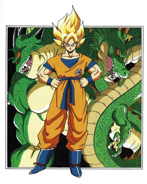 Son Goku Shenron And Porunga Dragon Ball And 1 More Drawn By