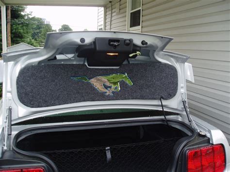 Trunk Lid Mat Installed Ford Mustang Forum