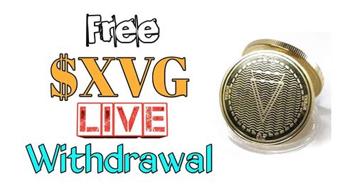 Free Xvg Live Withdrawal Free Cloud Mining Site No Investment Youtube