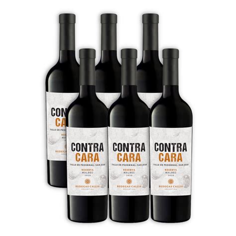 CONTRA CARA RESERVA MALBEC CAJA X6U 750ML Borrachines