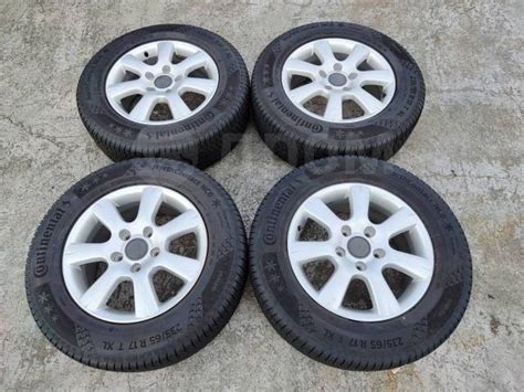 Оригинальные диски Volkswagen R17, 17", 1 шт, 5x130, литой, 4 шт, б/у ...
