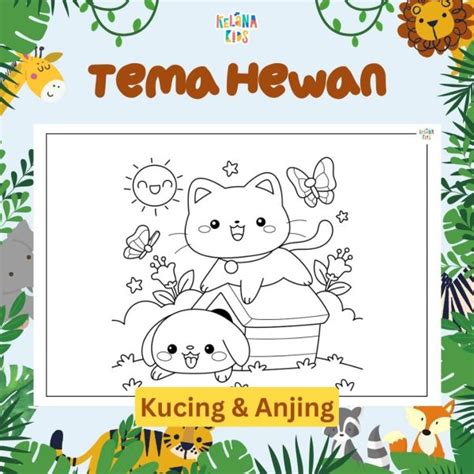 17 Gambar Hewan Untuk Menggambar Anak Tk Paud