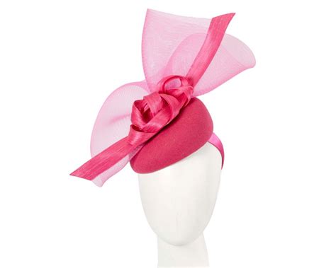 Tall Fuchsia Winter Racing Fascinator By Fillies Collection Online In