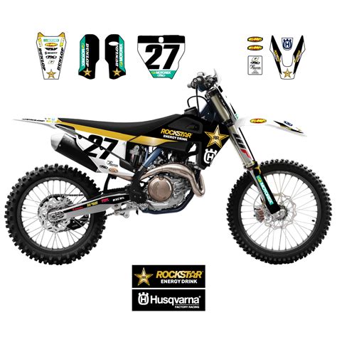 2022 Rockstar Husqvarna Factory Racing Graphic Kit