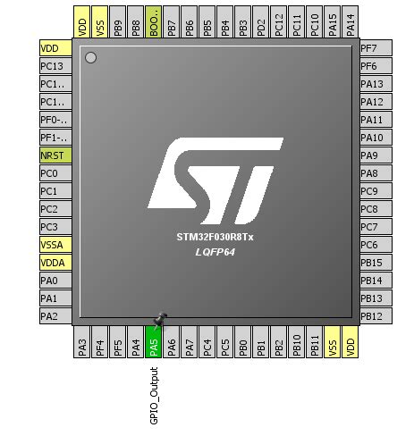 Push Button With Stm Nucleo Using Stm Cubeide Off