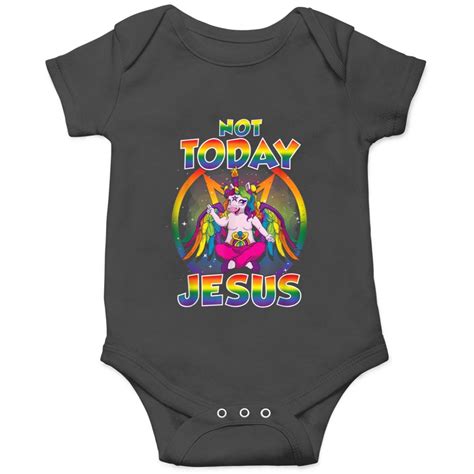 Sigil Of Baphomet Onesies Baphomet Sigil Not Today Jesus Satanic