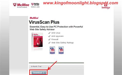 Kingofmoonlight Mcafee Antivirus Plus 6 Months