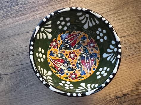 Turkish Ceramic Bowl Handmade Ceramic Bowl Set Of 6 Beautiful Bowl