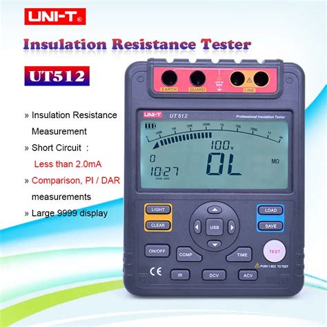 Uni T Ut V Digital Resist Ncia De Isolamento Tester Medidor