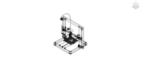 Printer 3d Model 25 Fbx Obj Skp Png Free3d