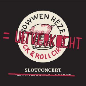 Slotconcert 2018 uitverkocht Rowwen Hèze