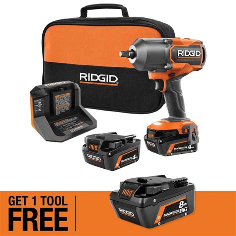 Ridgid 18v Brushless Cordless 4 Mode 1 2 In High Torque Impact Wrench