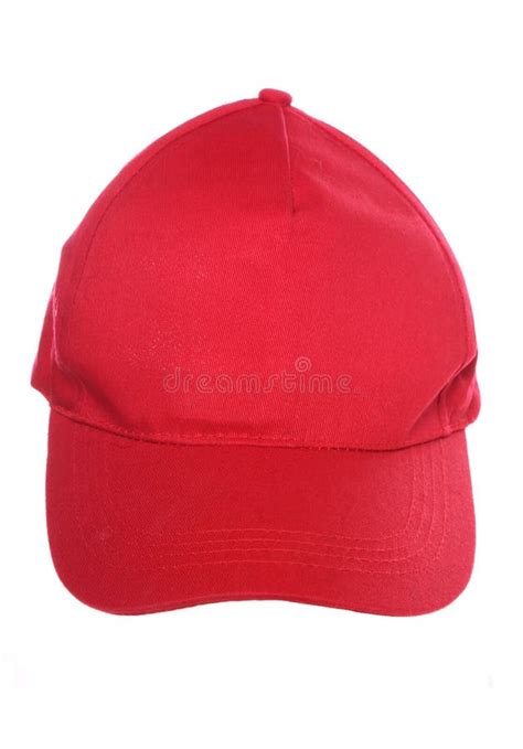 Red Baseball Cap Stock Photo Image Of Baseball Isolated 31688050