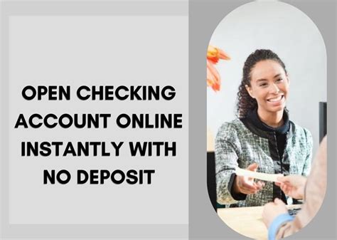 Open Checking Account Online Instantly With No Deposit