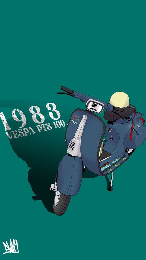 87 Wallpaper Vespa Kartun Keren Images Myweb