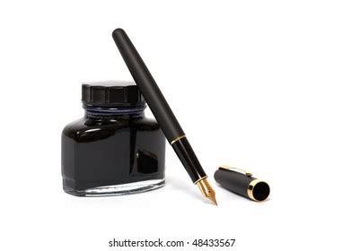 Fountain Pen Ink Bottle Stock Photo Shutterstock