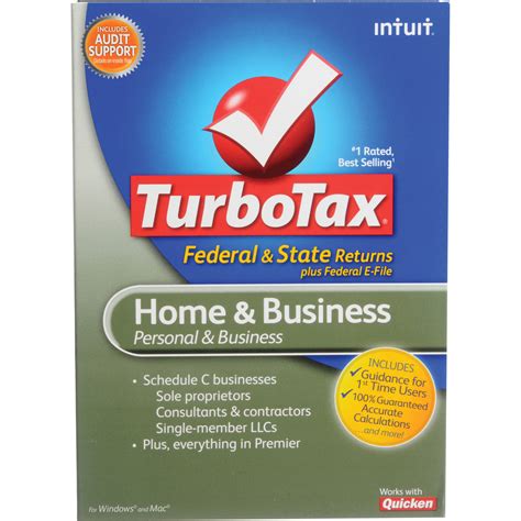 Intuit TurboTax Home Business Software 414641 B H Photo Video