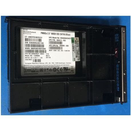 HPE Sps Drv Ssd 960gb 6g Sata Lff Ri Plp 882145 001 HPecas