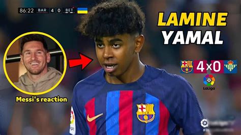 LAMINE YAMAL LEFT MESSI IN SHOCK DURING HIS DEBUT FOR BARCELONA