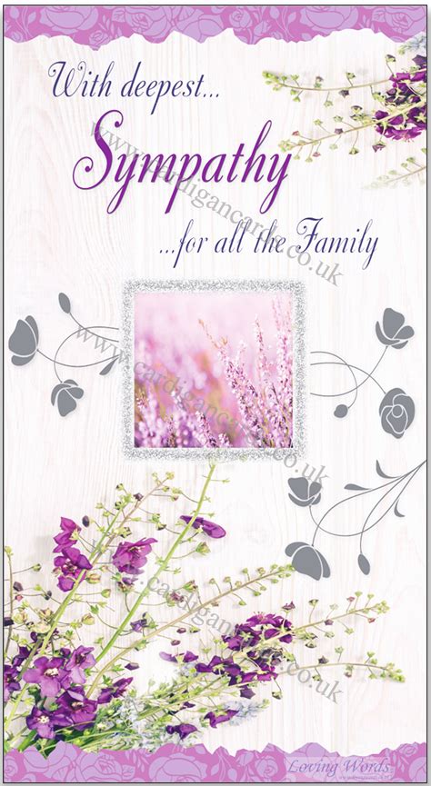 Sympathy for all the Family | Greeting Cards by Loving Words