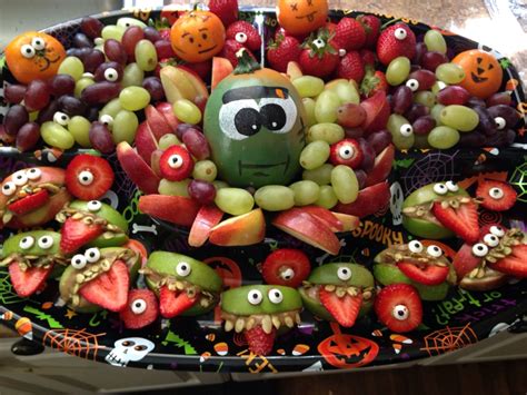 Halloween Fruit Platter Fun With Food Pinterest Halloween Fruit