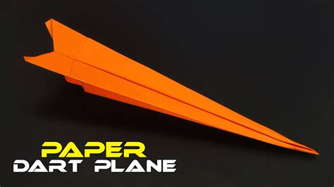 Wonderful Amazing Dart Paper Airplane Easy Paper Dart Plane Youtube