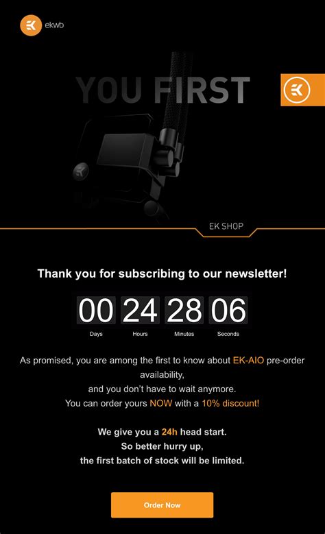 How to Use Email Countdown Timers + 11 Examples - MailerLite