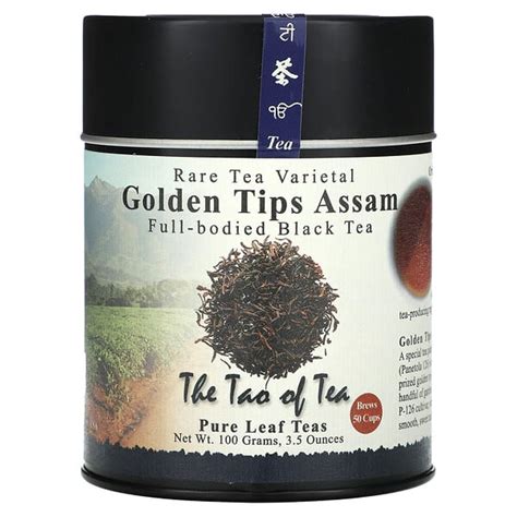 The Tao Of Tea Full Bodied Black Tea Golden Tips Assam 35 Oz 100 G