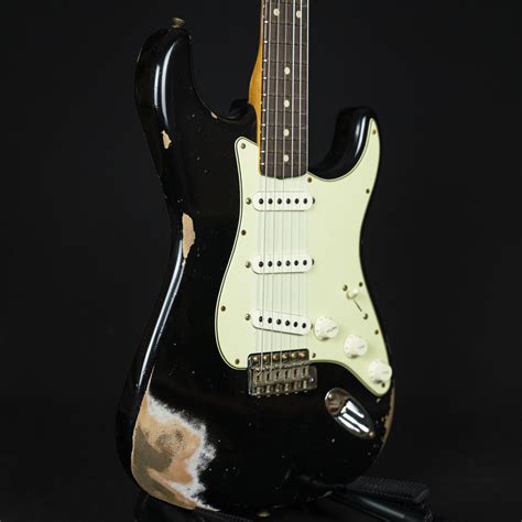 Fender Custom Shop Stratocaster Heavy Relic Black Guitars