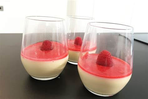 Zon Dig Dag Panna Cotta Met Frambozencoulis Panna Cotta Eten En