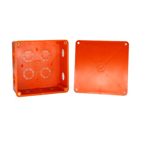 PVC Orange Poly Junction Box Utility Box Square Junction Box Cover For