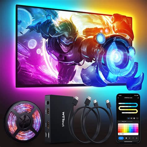 WTTout RGB TV LED Backlight with HDMI Sync Box for 75-85 India | Ubuy