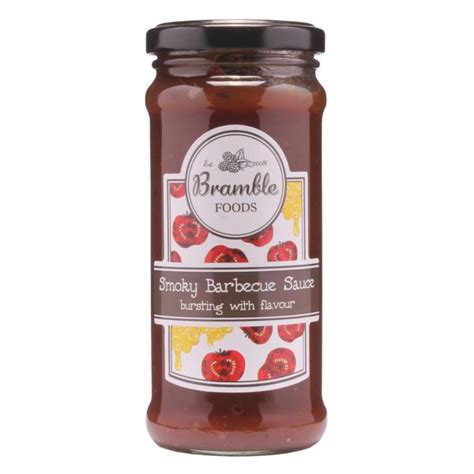 Twin Pack Of Bramble Smoky Bbq Sauce And Burger Relish Bramble Foods