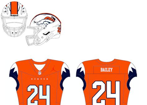 Denver Broncos New Uniforms 2024 Kris Shalne