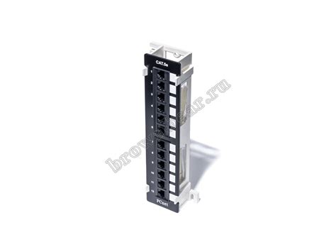 Патч-панель настенная, 12 портов, RJ-45, кат.5е, универсальная, PCnet E ...