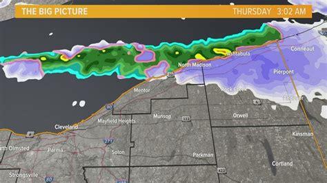 Tracking Some Heavy Lake Effect Snow Cleveland Weather Forecast For