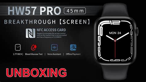 Vwar HW57 Pro NFC Smart Watch Series 7 UNBOXING Bluetooth Call