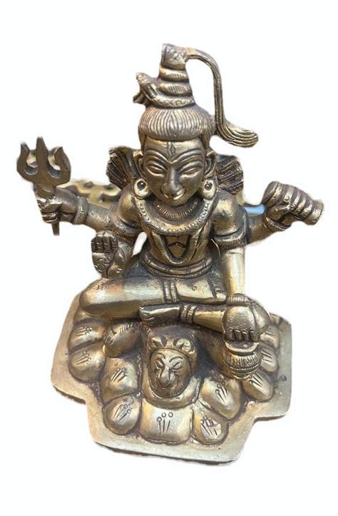 3 5 Inch Brass Shiva Statue Temple At Rs 450 Piece In Mumbai ID