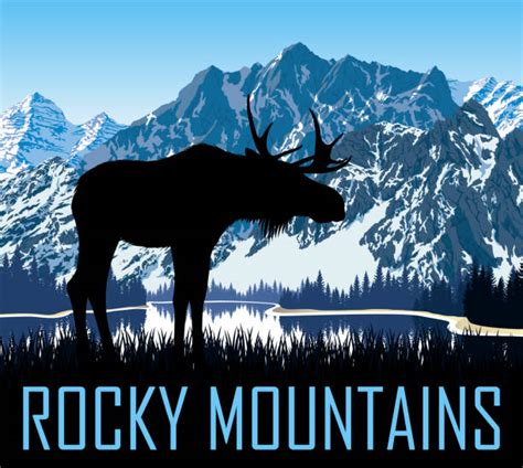 Rocky Mountains Illustrations Royalty Free Vector Graphics And Clip Art