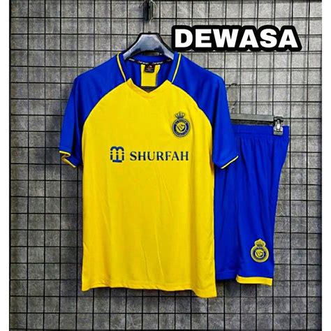 Jual Jersey Baju Sepakbola Cr7 Ronaldo Al Nassr Dewasa Futsal Unisex