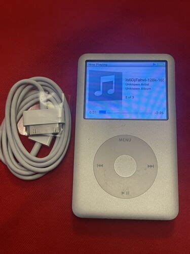 Apple Ipod Classic Th Generation Gb Silver Working Ebay