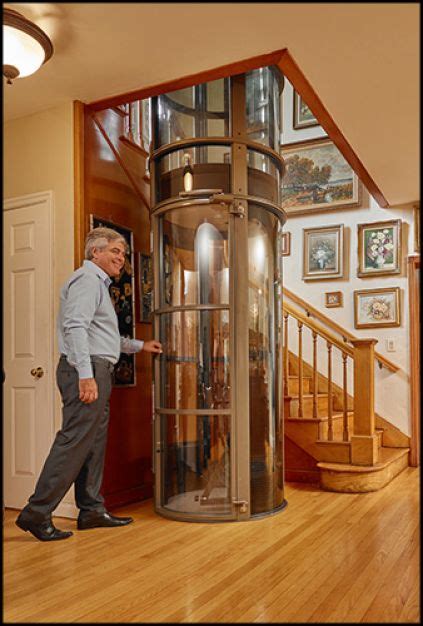 Worlds Smallest Home Elevator With A 30 Diameter Single Passenger