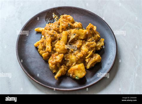 Indian Food Spicy Masaledar Aloo Gobi And Beans Tawa Sabzi Recipe