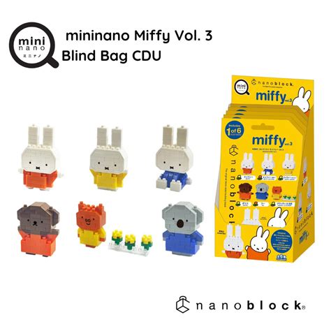 Wholesale Mininano Miffy Vol 3 Cdu 6 Asst In Blind Bags Kawada Australia Fieldfolio