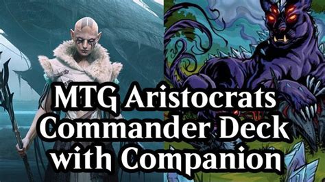 Powerful Mtg Aristocrats Commander Deck With Lurrus As Companion