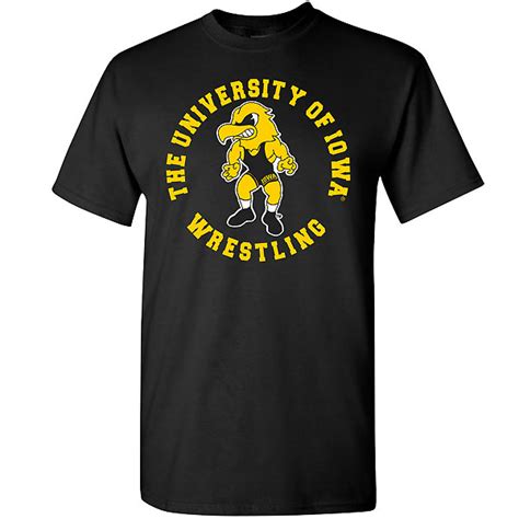 Iowa Hawkeyes Wrestling Circle Tee